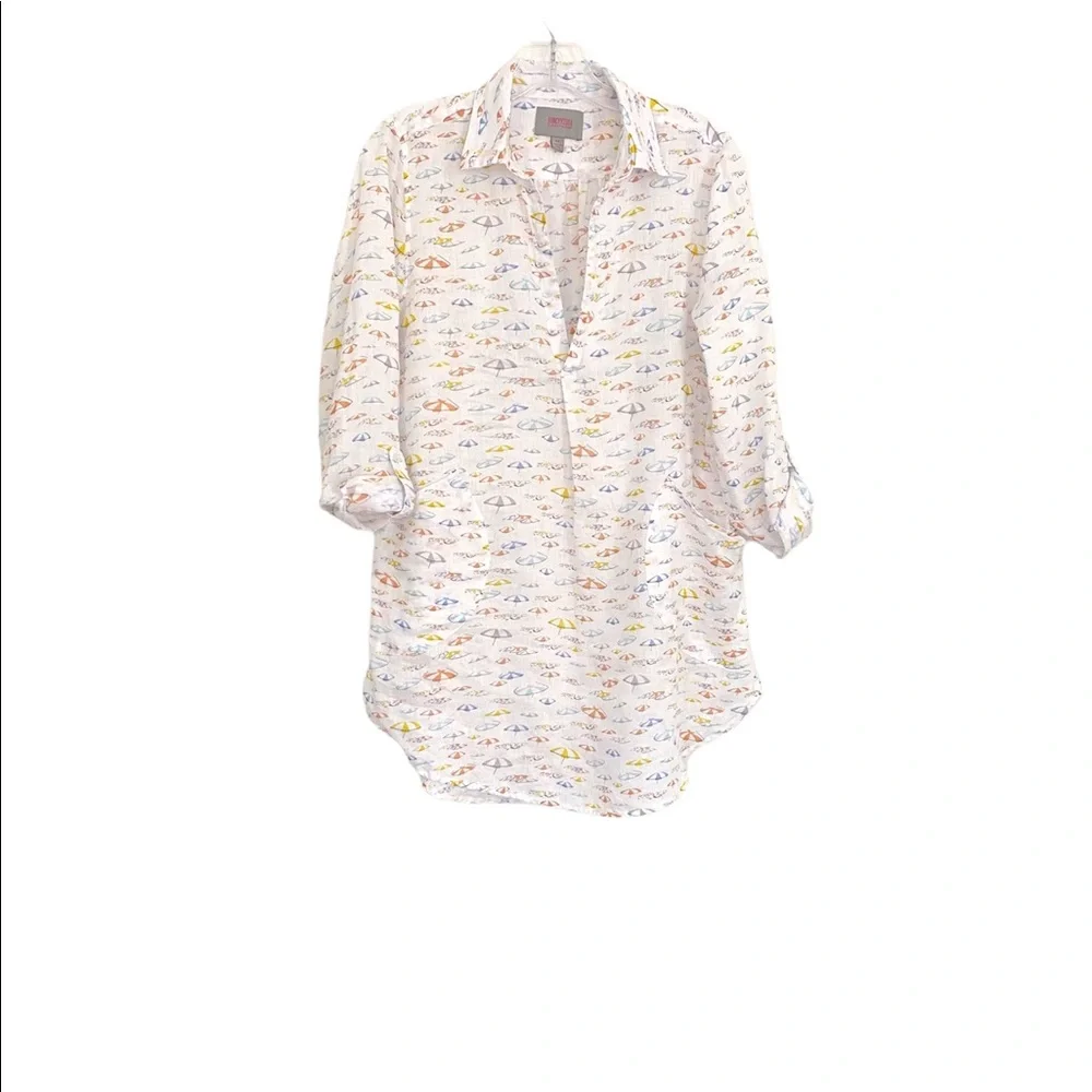 Forcynthia 100% Linen Beachwear Size M